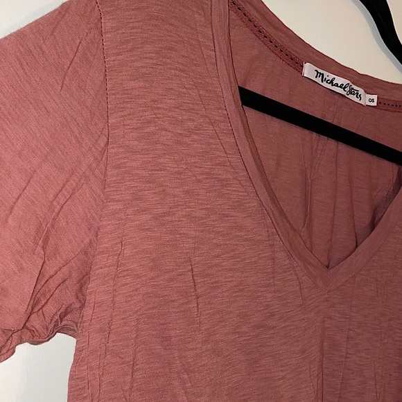 Michael Stars V-Neck Tee, One Size - Picture 5 of 8